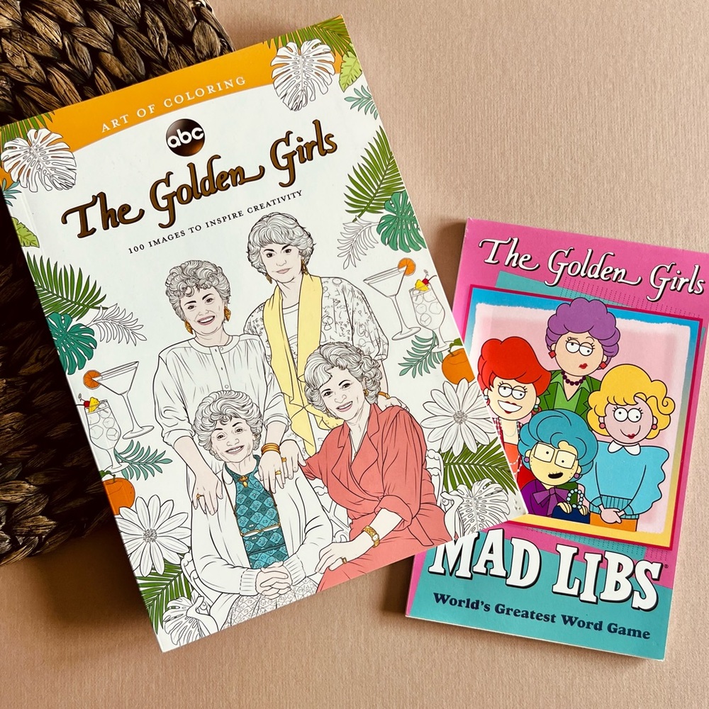 Golden Girls Coloring Book + Madlibs Activity Pad